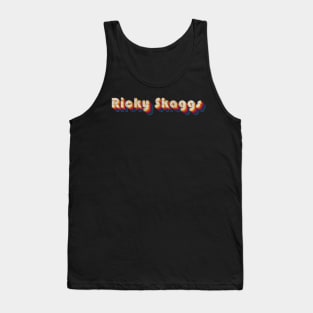 retro vintage Ricky Skaggs Tank Top